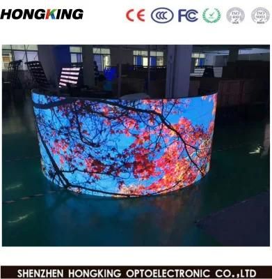 Circle P2.5 Indoor Curving Screen Soft Flexible LED Video Display Module