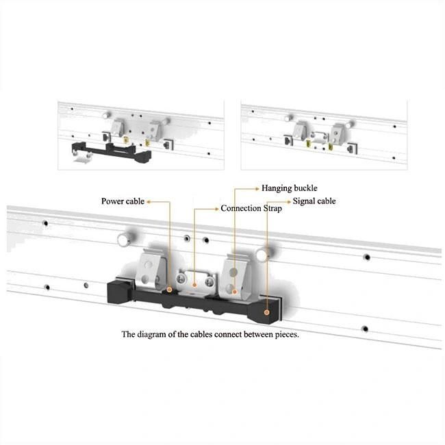 P1.875 UHD LED Display Advertising Video Board Shelf Strip Tag Screen for Supermarket