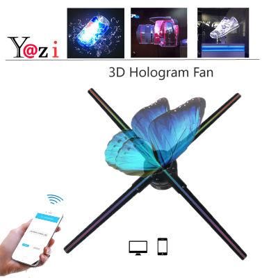 3X3 Outdoor 3D Holographic Display Projector LED Fan 3D Hologram 3D LED Fan Display 3D Holographic Advertising Display Fan