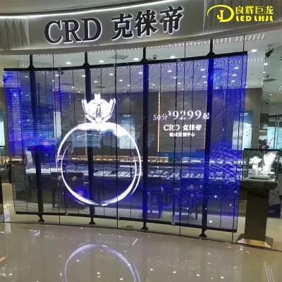 P3.91-7.82 Jewelry Store LED Transparent Display Screen