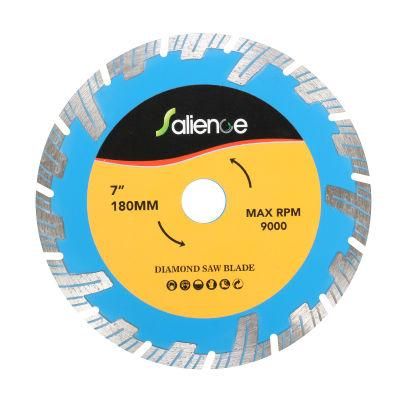 180mm Hot Sale Cold-Pressed Sintered Diamond Saw Blade for Cutting Concrete