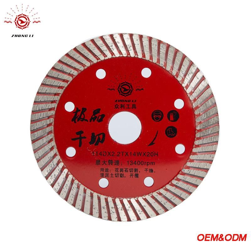 High Precision Cutting Discs Diamond Turbo Blade No Chipping