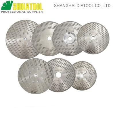 Electroplated Diamond Cutting and Grinding Discs for Granite &amp; Marble, Both Side Coated