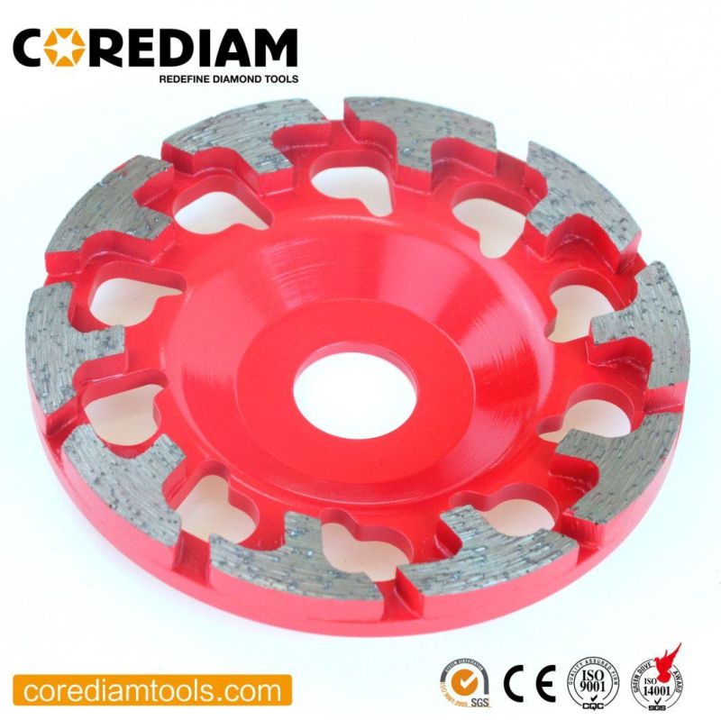 Silver Brazed Diamond Grinding Cup Wheel with for Concrete and Masonry Materials in All Size/Diamond Grinding Cup Wheel/Tooling