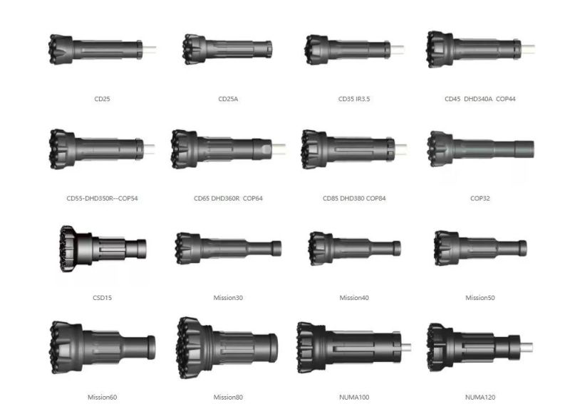 Water Well Drilling Rig Down The Hole Hammer Rock Drill Bits Manufacturers