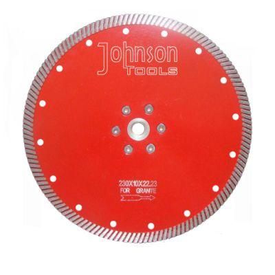 230mm Diamond Saw Blade Sintered Granite Cutting Turbo Saw Blade