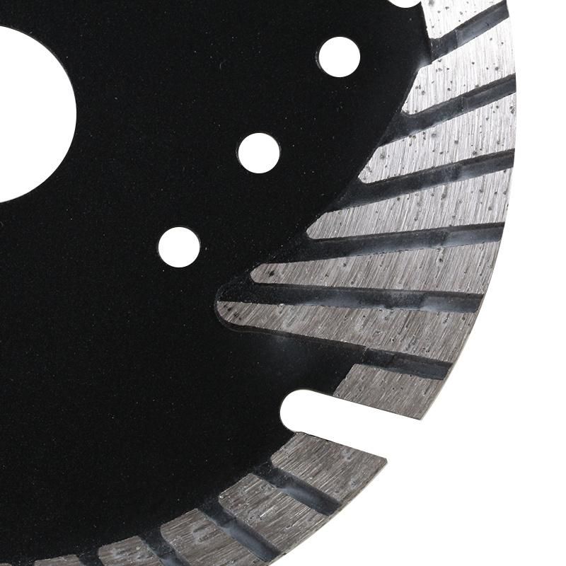 230mm Durable Using Cold Pressed Turbo Diamond Saw Blade Deep Teeth for Marble Cutting