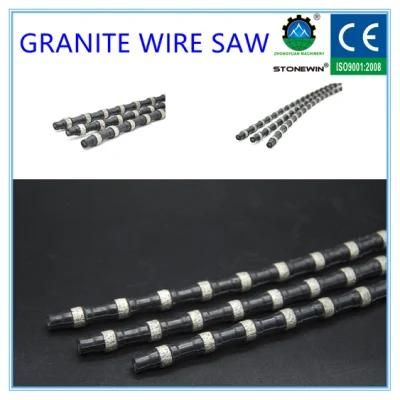 Customized Diamond Wire Saw for Cutting Granite Blocks Squaring