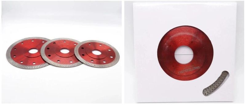 115mm Hot Press Super Thin Diamond Turbo Blade for Ceramic