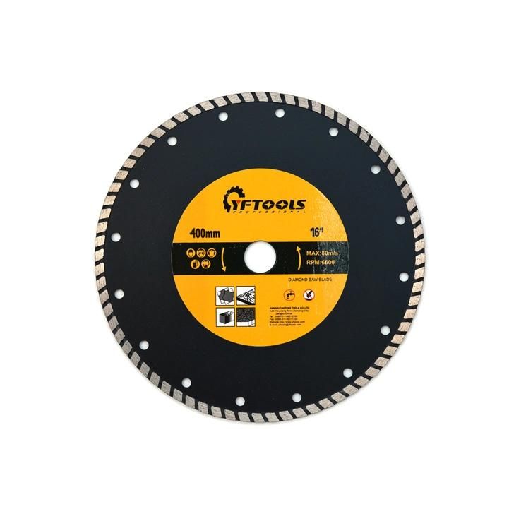 16 Inch Diamond Cutter Blade for Cutting Concrete Granite Road