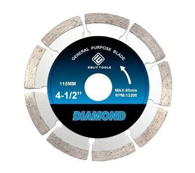 Segmented 4 1/2diamond Saw Blade for Brick Stone and Concrete