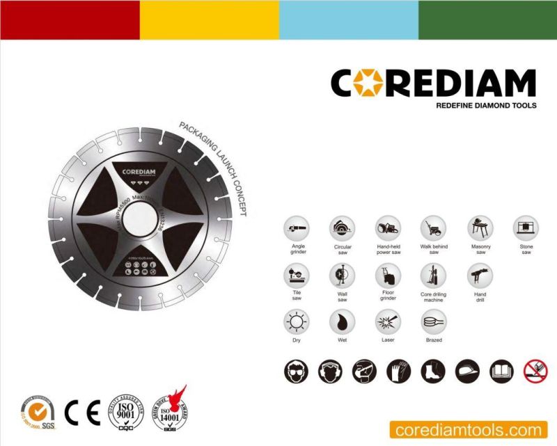 Diamond Turbo Saw Blade for Stone and Abrasive Materials Cutting/Cutting Disc/Diamond Tools