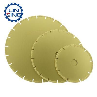 Good Sharpness Dry Cutting Vacuum Brazed Diamond Saw Blade for Marble, Soft Granite, Limestone, Ceramic Tile