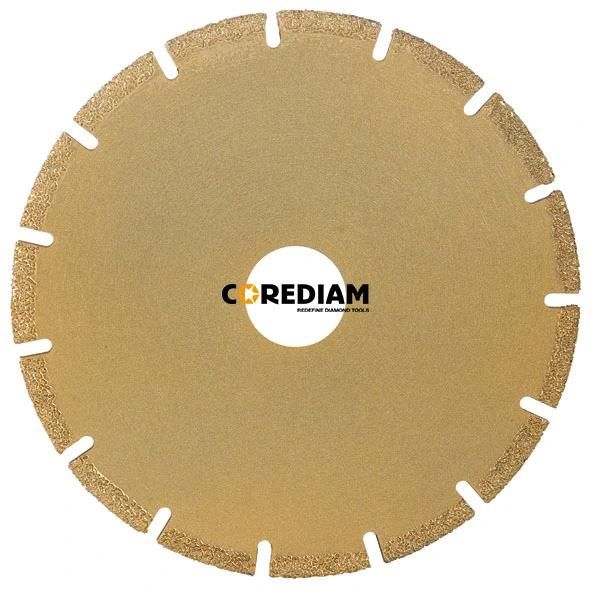 150mm Vacuum Brazed Diamond Saw Blade with Flange