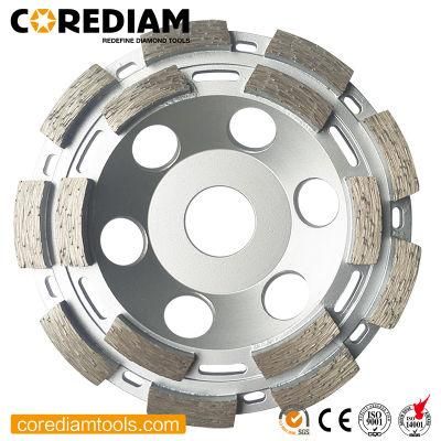 4.5 Inch Diamod Grinding Wheel Double Row Cup Wheel for Sale