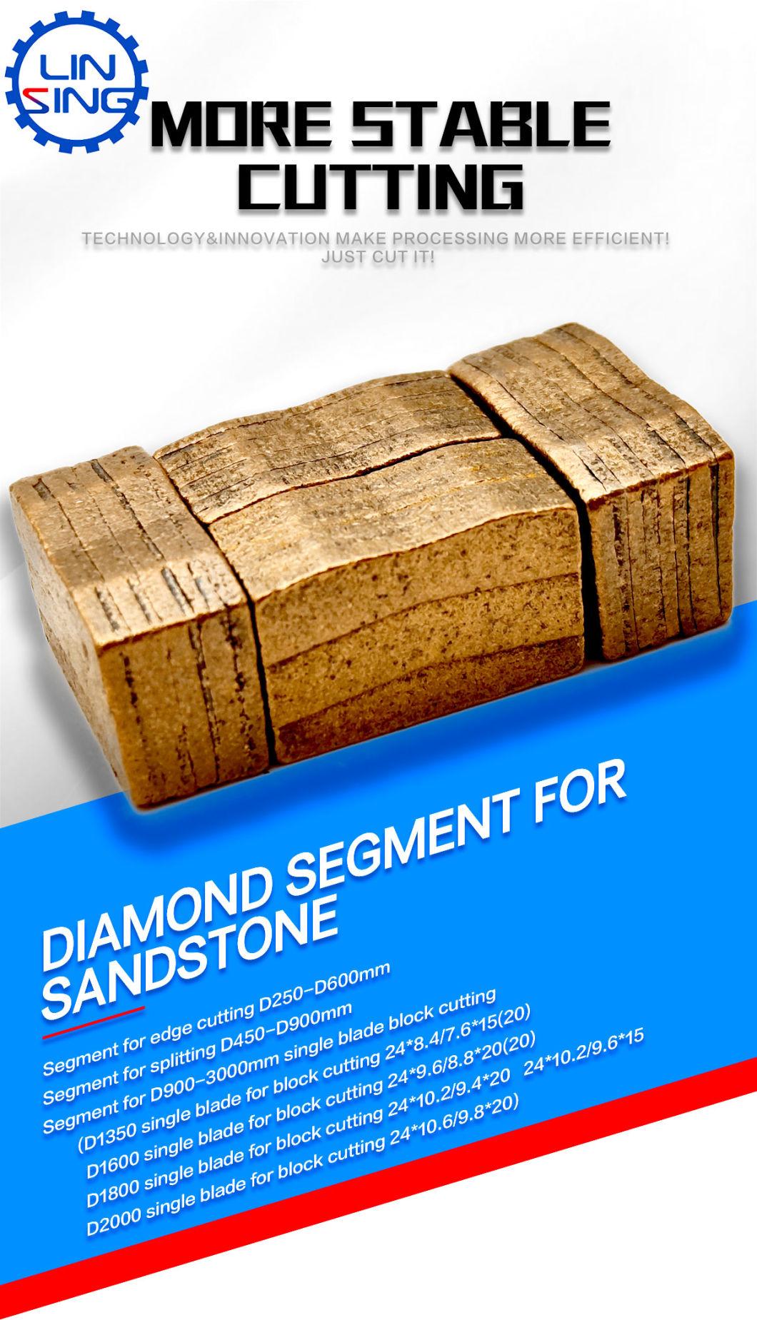 Sandstone Diamond Segment for Block Slab Cutting Good Sharpness