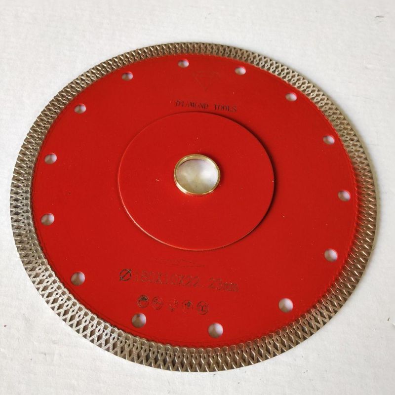 180mm Hot Press Sintered Net Wave Daimond Saw Blade Porcelain Ceramic Tile