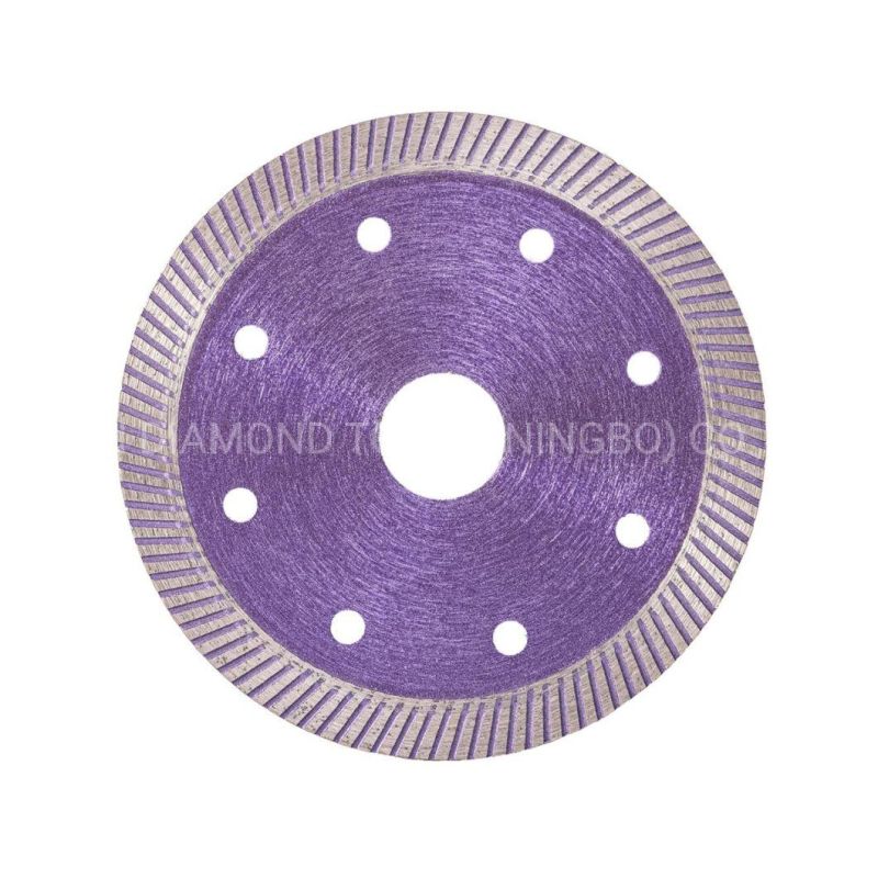 Qifeng Power Tool 105mm Diamond Turbo Saw Blade Cutting Tool for Tiles Ceramics and Porcelain