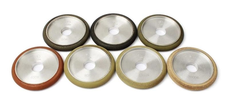 4" Resin Bond Diamond Groove Grinding Wheel for Stone Ceramic