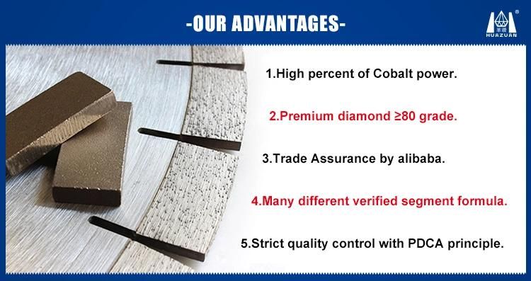 Diamond Tool Parts Segment for Cutting Marble