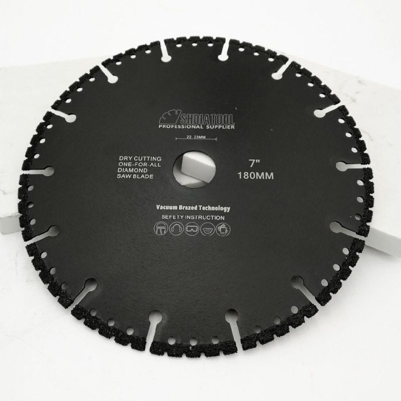 Shdiatool 4.5′′ 5′′ 7′′ 9′′ Vacuum Brazed Diamond Blade for All Purpose