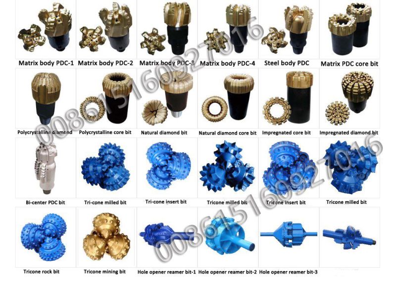 China Factory 3 Blades Drag Bit/PDC Drilling Bit/Water and Mining Hard Formation Drill