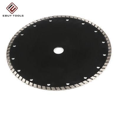 180mm X 7mm Good Quality Cold Pressed Turbo Diamond Saw Blade Cutting Granite, Marble and Hard Stone