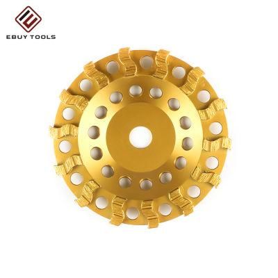 S Shape Diamond Cup Grinding Wheel Concrete Abrasive Wheel