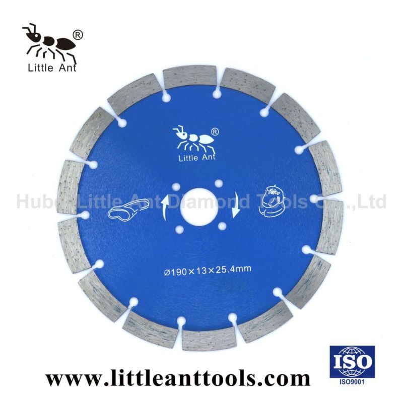 190mm Blue Stone Diamond Sintered Saw Blade