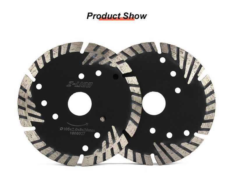 Factory Direct 5inch/125mm Diamond Segment Saw Blade for Sandstone/Granite/Stone/Concrete