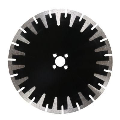 T-Shaped Segmented Diamond Saw Blade Cutting Concrete