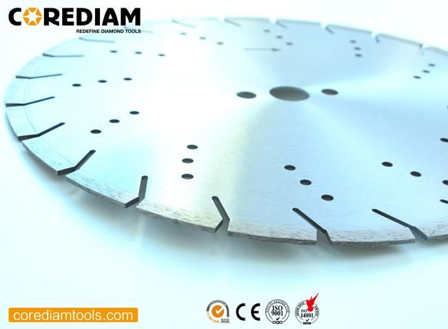 Lasered Welded Concrete Cutting Blade with Tilted Slot/Diamond Tools/Cutting Disc