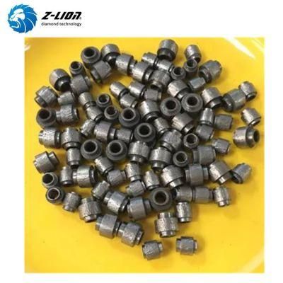 10.5mm Sintered/Electroplated/Brazed Diamond Wire Rope Beads for Concrete/Steel Cutting Saw