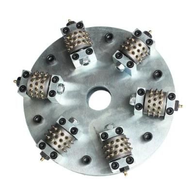 China Manufacture Abrasive Tool Diamond Litchi Surface Bush Hammer Roller