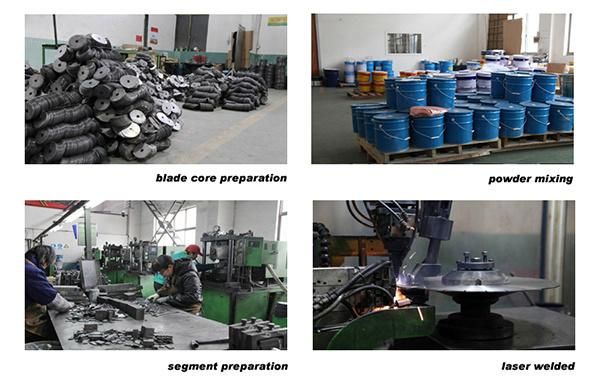 Laser Welded Concrete Blade with Undercutting Segment