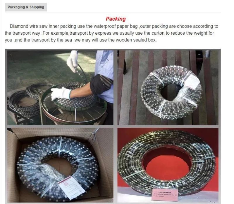 Diamond Wire Saw Beads for Marble Granite