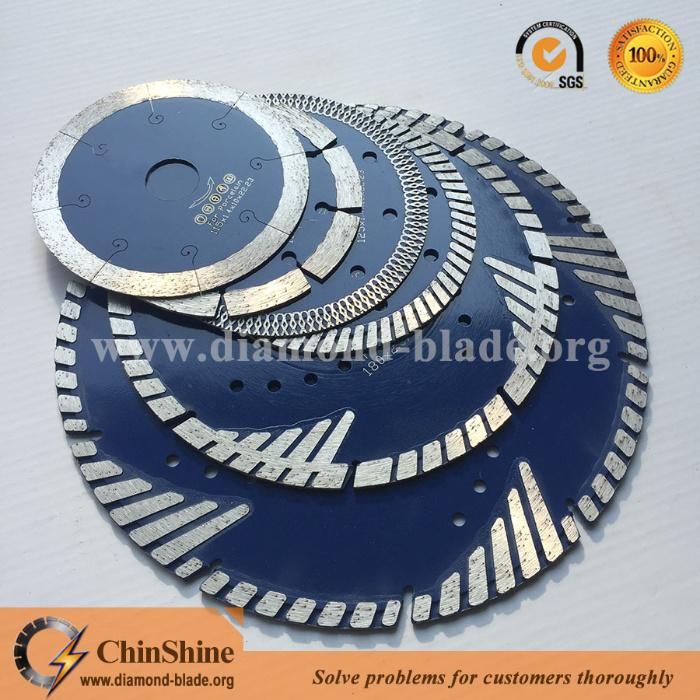 Segmented Turbo Diamond Cutting Disc for Masonry Stone Granite Marble Ceramic Concrete