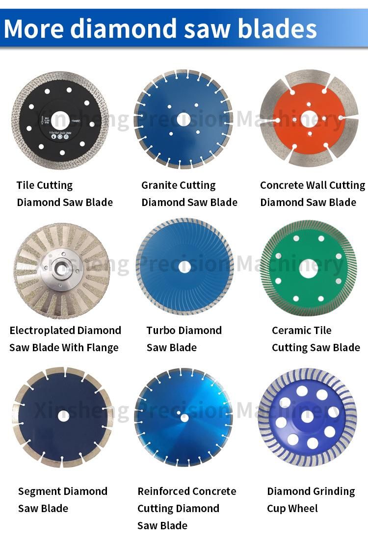 Silent Cutting Laser Welding Segment Diamond Saw Blade for Marble Cutting