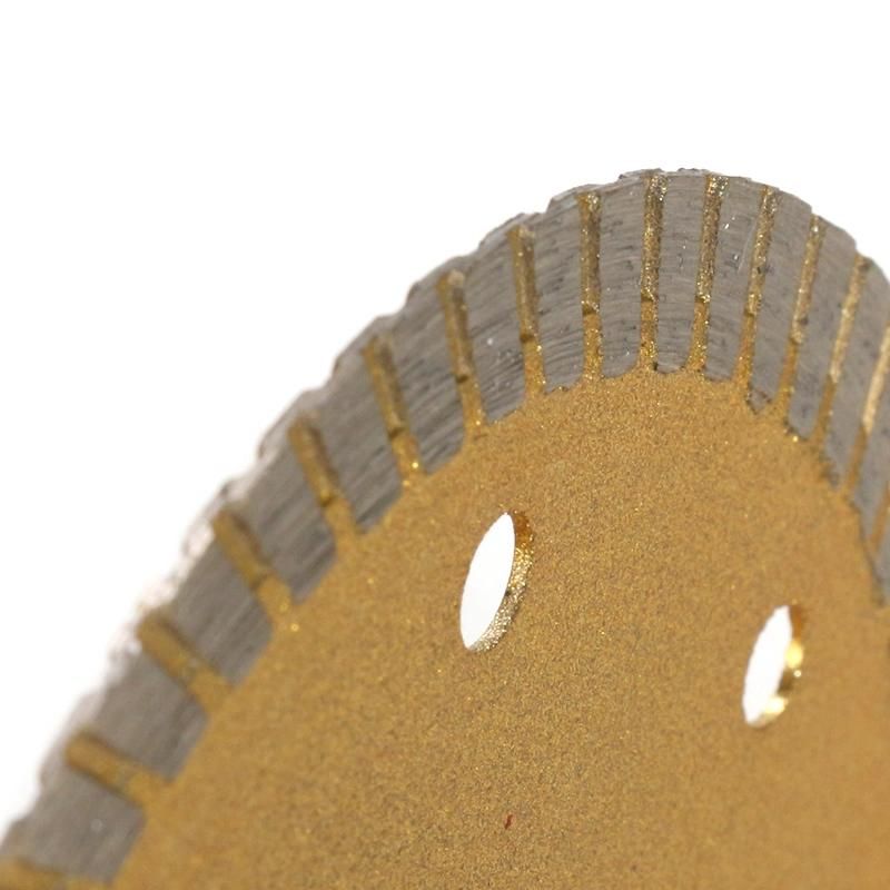 4.5 Inch 115mm Hot Press DIY Popular Turbo Shape Hot Press Diamond Saw Blade for Wet Dry Cutting