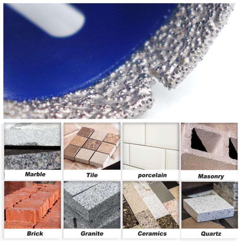 Shdiatool 100mm Vacuum Brazed Diamond Drilling Core Bits With10mm Diamond Height for Porcelain Tile Granite Marble Stone Masonry Brick