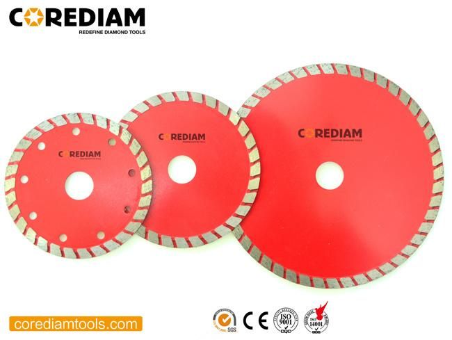 230mm Turbo Diamond Stone Blade with Cooling Hole/Diamond Tool