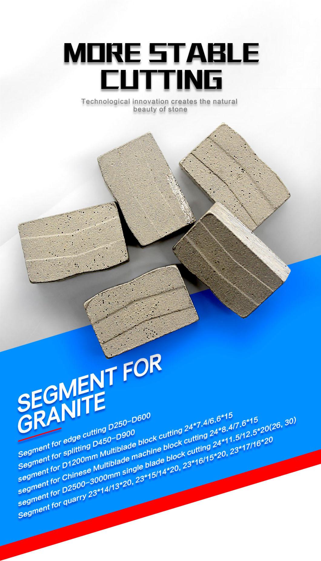 2200mm Granite Segment Dimensions for Granite Stone