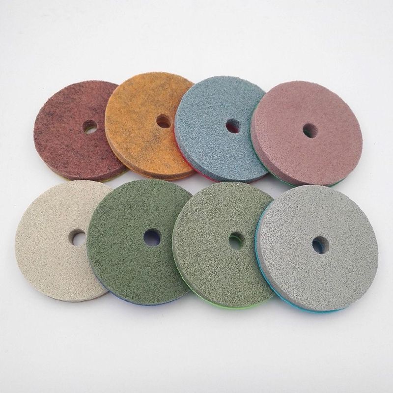 4inch Diamond Foam Pad Softer Stones Terrazzo Floor Sponge Polishing Pad