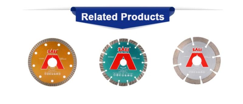 Sali Factory Price Cutting Stone Diamond Segment Type Saw Blade