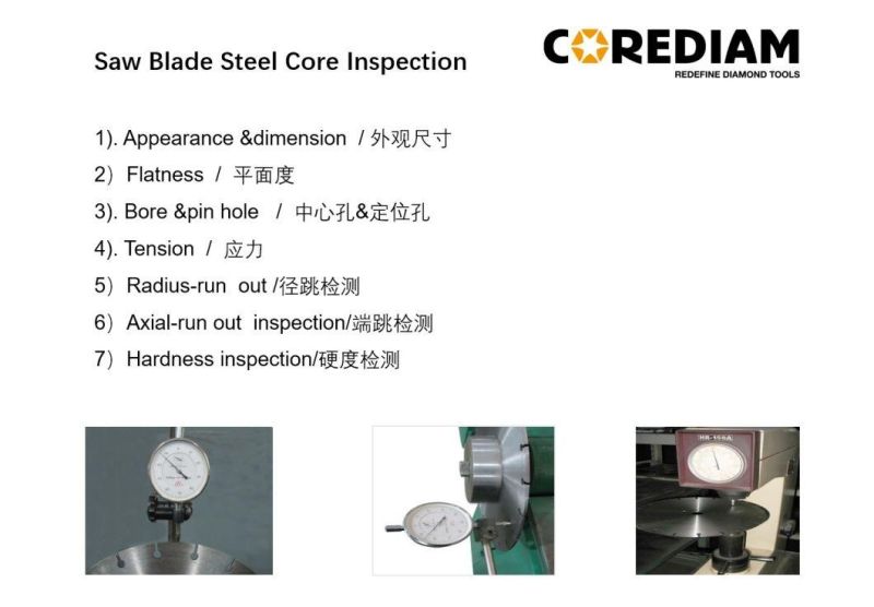 Lasered Concrete Cutting Blade