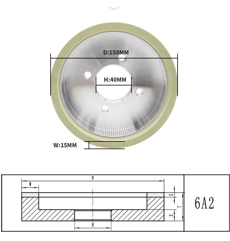 Vitrified Bond Diamond Grinding Wheel for PCB Blade