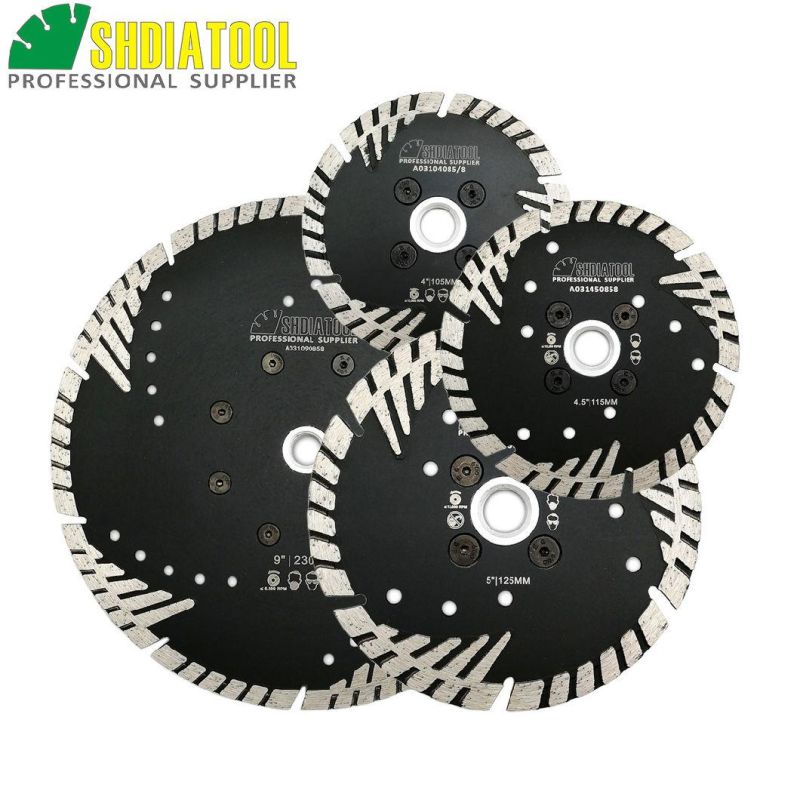 Hot Pressed Diamond Blade Turbo Circular Saw Blade Cutting Disc for Granite Marble