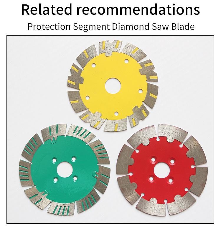 Cold Press Segmented Diamond Disc Marble Circular Cutting Saw Blade for Concrete Fiber Cement Cutting