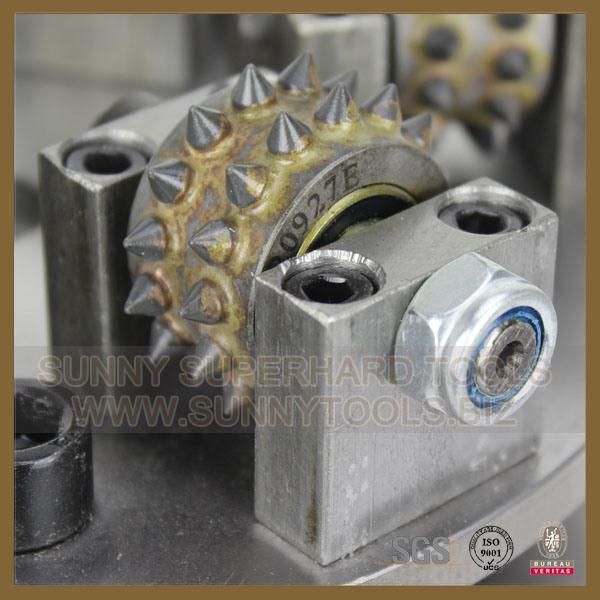 10′′ Bush Hammer Roller Plate Diamond Tools for Grinding Machine