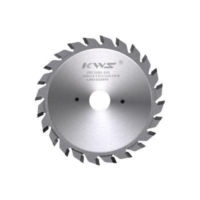 Factory Priced Tct Adjustable Scoring Saw Blades Wood Cutting Saw 120*24z Atb 5 Degree Tooth